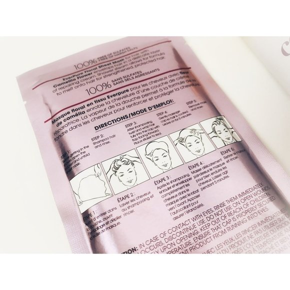 2 L’Oreal Paris Ever Pure Sulfate Free Intense Repair Hair Sheet Mask Treatment - Picture 3 of 3